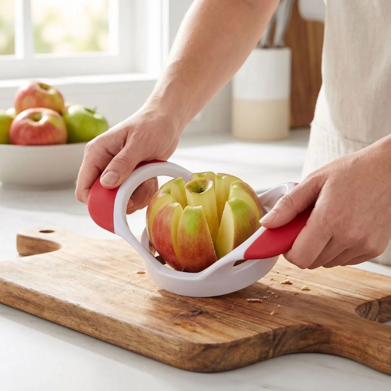 Coupe pommes utilisé avec précision