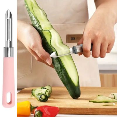 Économe couteau rose