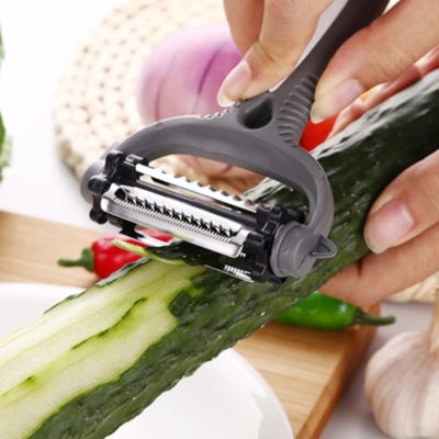 Éplucheur à julienne 3 en 1 pèle un concombre