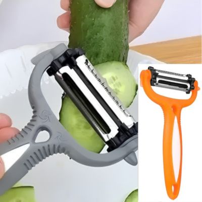 Éplucheur à julienne variante orange