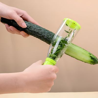Éplucheuse légumes avec réservoir pèle un concombre