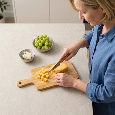 Planche à découper bois pour couper le fromage