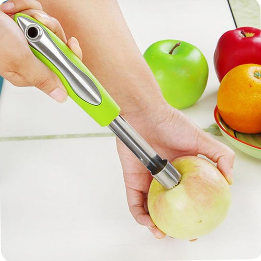 Vide pommes aligné sur coeur de pomme